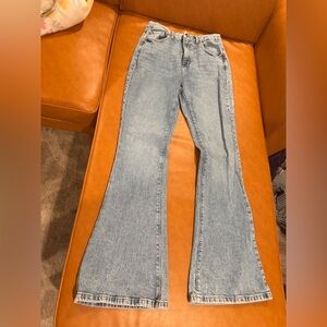 Forever 21 Light Blue Flare Jeans